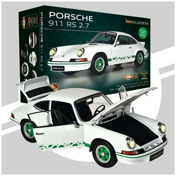Model Kit Diamant Porsche 911 Carrera RS 2.7 Wit/Groen - 1:8